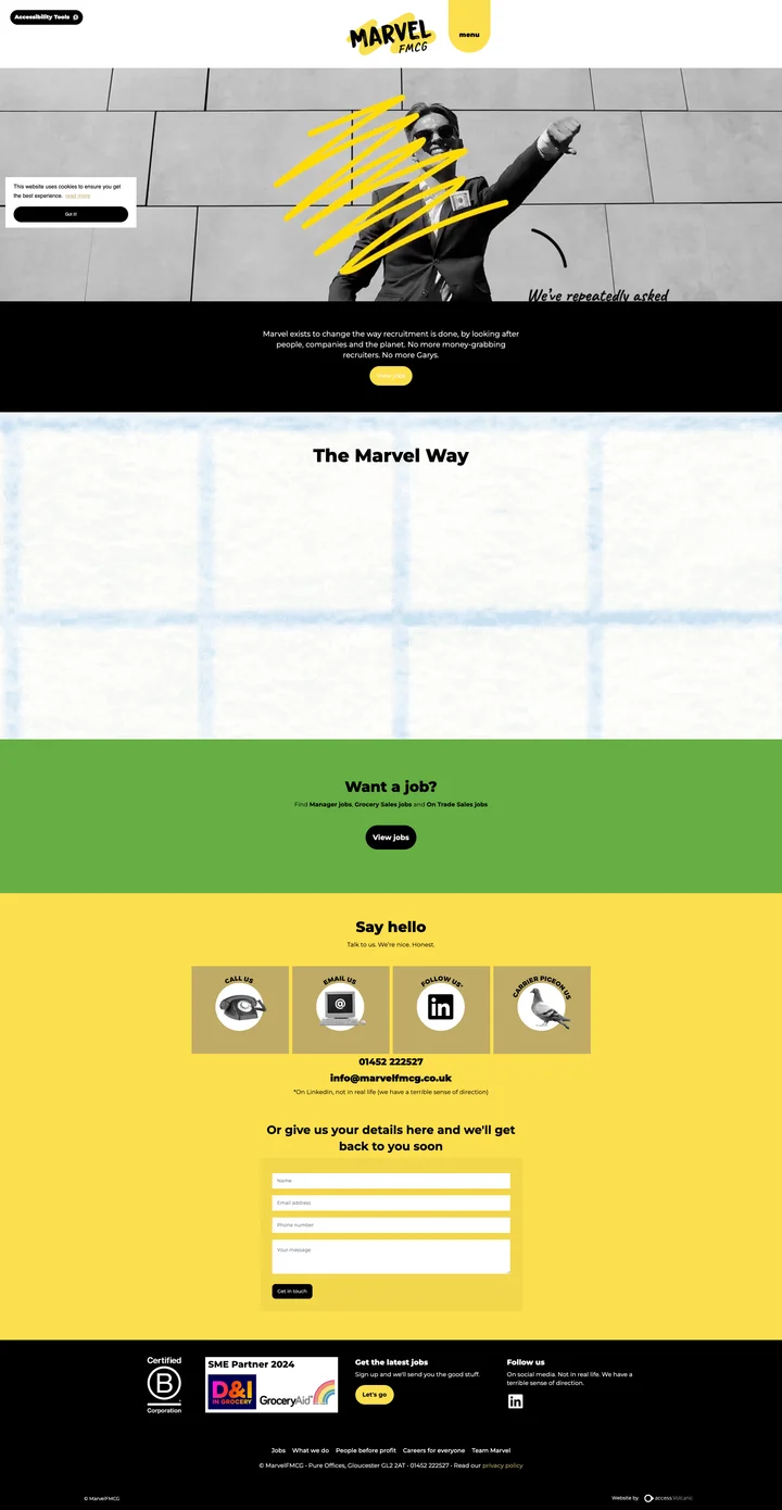 Marvel FMCG screenshot