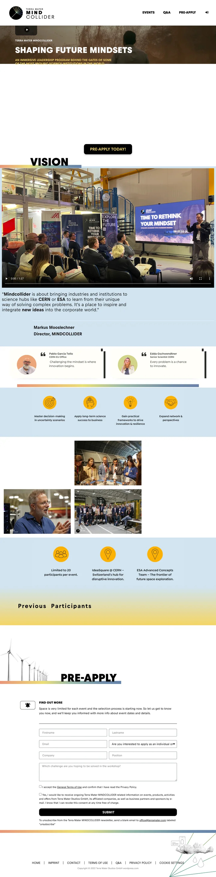 Mindcollider screenshot